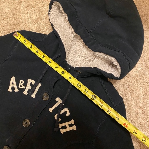 Abercrombie and Fitch Women's Sherpa Lined Hoodie - Picture 3 of 7